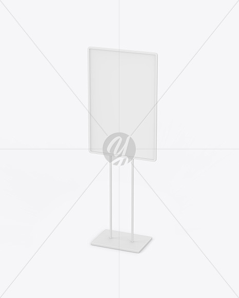 Plastic Stand Mockup PSD #3