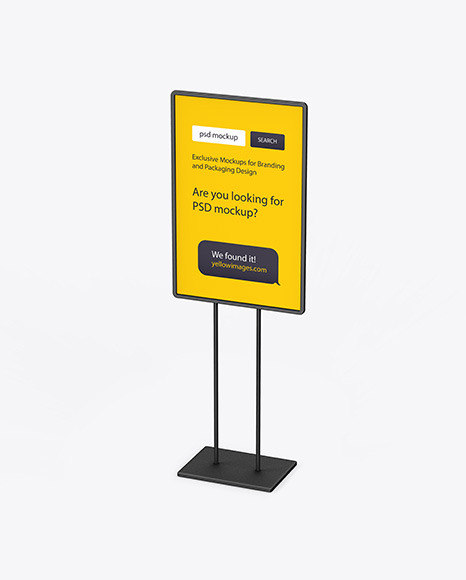 Plastic Stand Mockup