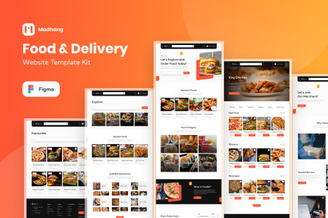 Madhang Food Delivery Website Template