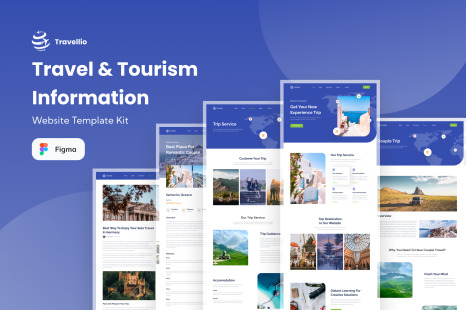 Travellio - Travel &amp; Tourism Information Website Template