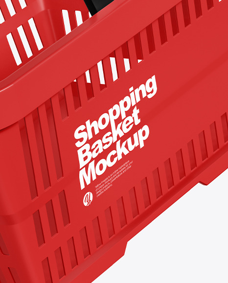 Shopping Basket Mockup PSD #6