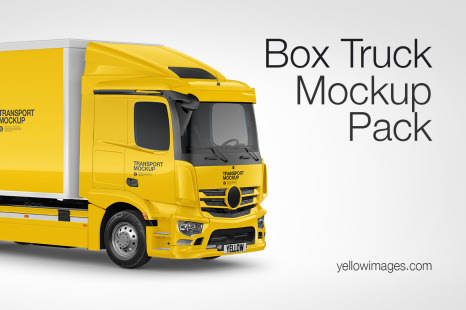 Box Truck Mockup Pack
