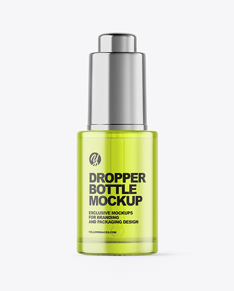 Color Dropper Bottle Mockup