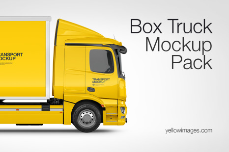 Box Truck Mockup Pack