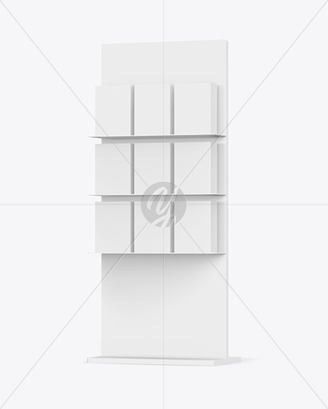 New Free Mockups – Display Stand With Boxes Mockup – Download Now