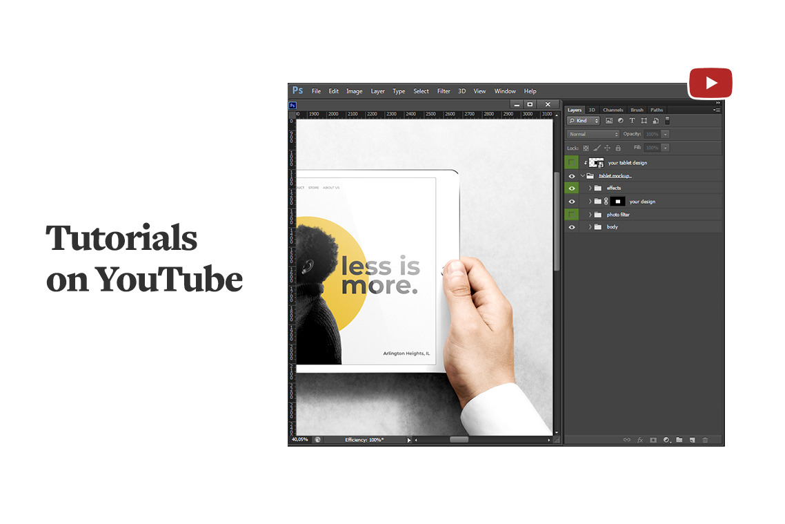 Mockup Tutorial On Youtube
