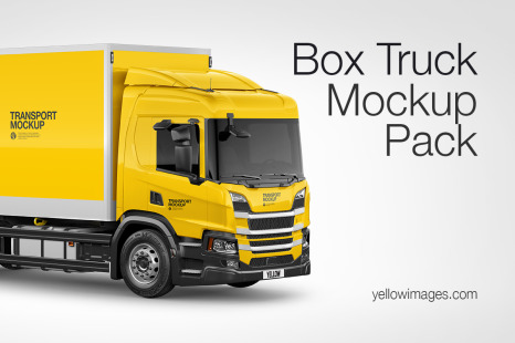 Box Truck Mockup Pack