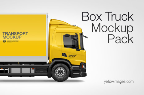 Box Truck Mockup Pack