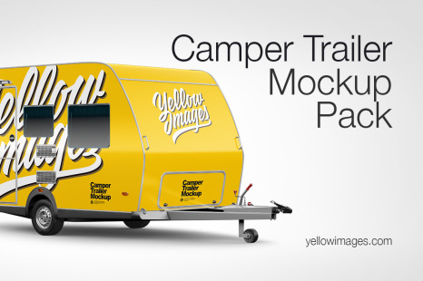 Camper Trailer Mockup Pack