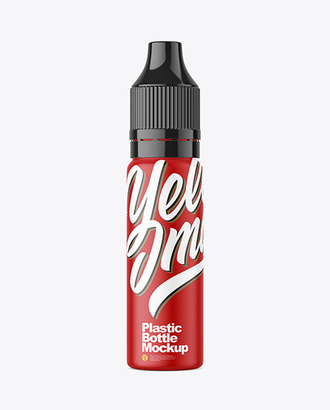 Matte Pen Shape Bottle Mockup