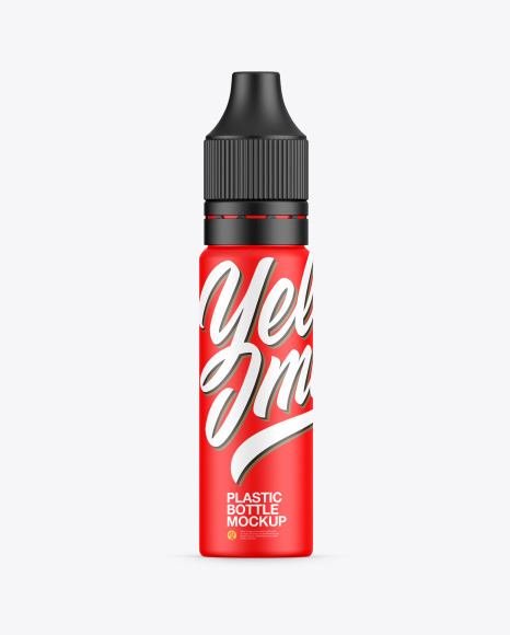 Matte Dropper Bottle Mockup