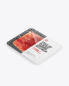 Plastic Tray With Glossy Film & Sliced Jamon Mockup