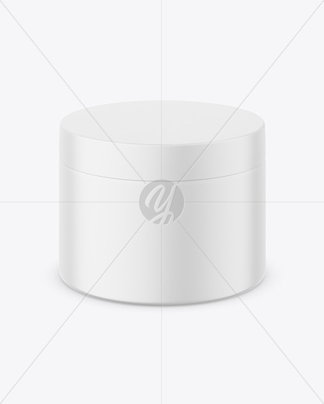 Matte Cosmetic Jar Mockup beauty 103590