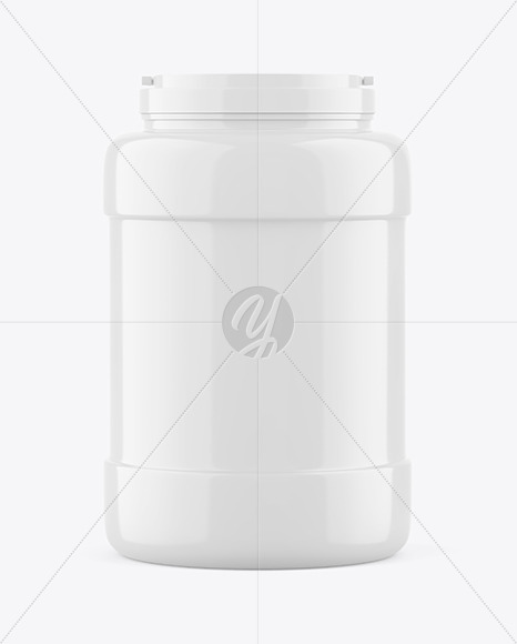 3500ml Glossy Plastic Jar Mockup 3500ml 103309
