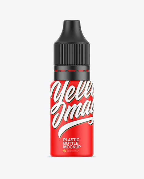 Matte Dropper Bottle Mockup