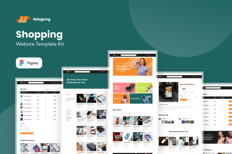 Ndagang-Shopping Website Template
