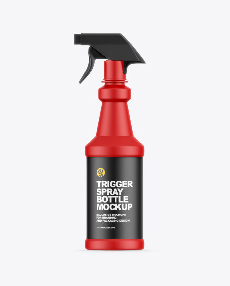 Trigger Spray Bottle Mockup