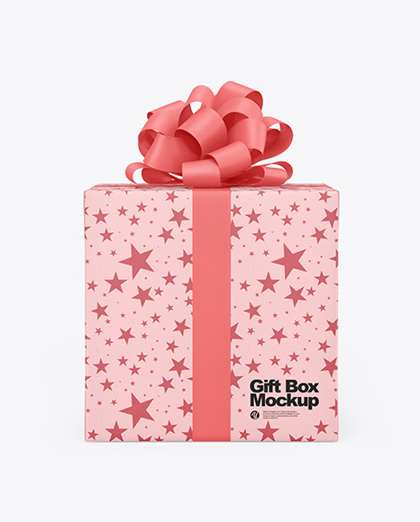 Gift Box Mockup