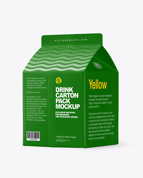 Matte Carton Drink Packaging