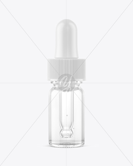 5ml Clear Glass Dropper Bottle Mockup bottle 162261