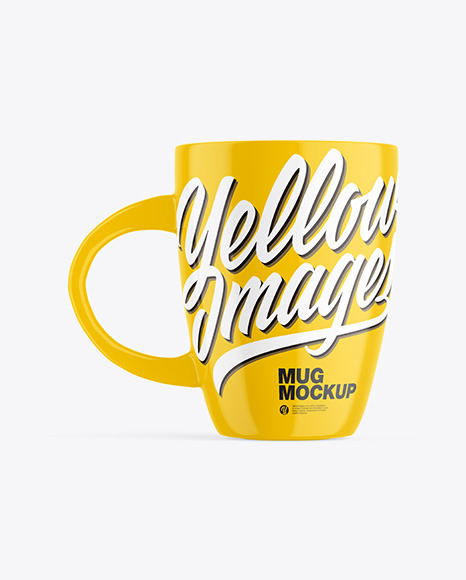 Glossy Mug Mockup