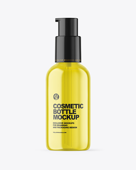 Color Cosmetic Bottle Mockup