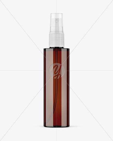 Amber Spray Bottle Mockup amber 161989