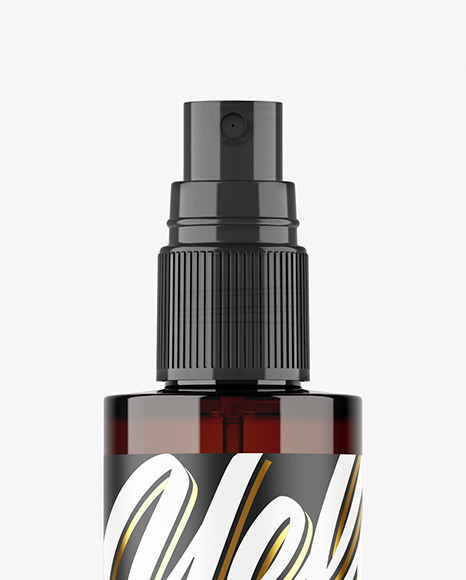 Amber Spray Bottle Mockup aroma 161992