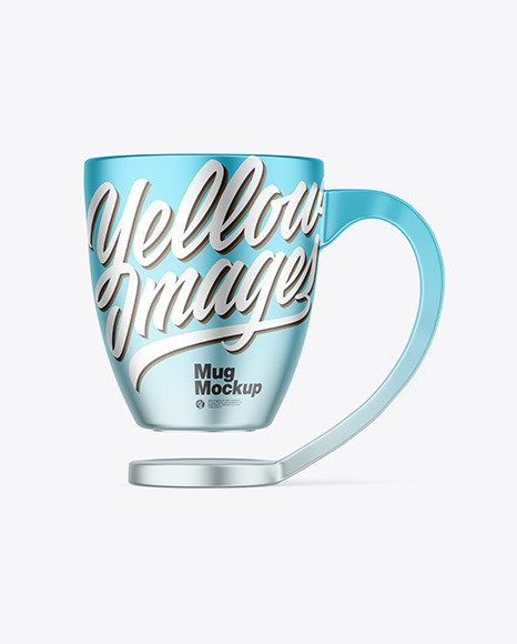 Metallic Mug Mockup
