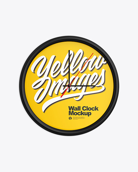 Wall Clock Mockup