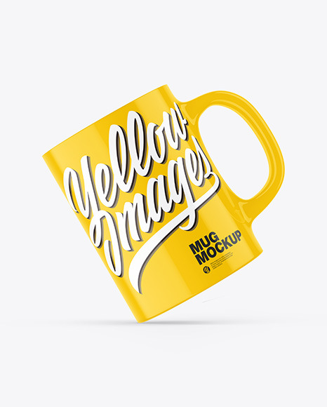 Glossy Mug Mockup