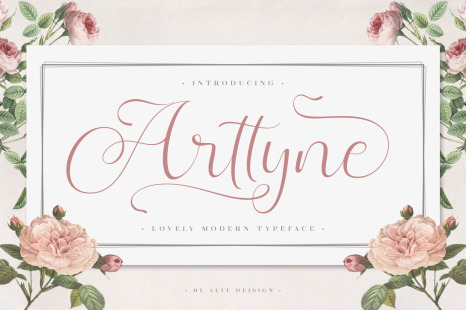 Arttyne Modern Script Font