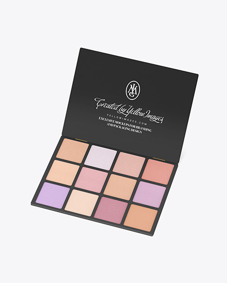 Matte Eyeshadow Palette Mockup