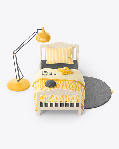 Kids Bedding Mockup Set