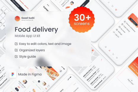 Food delivery Ui kit