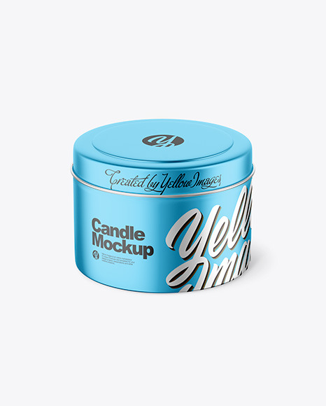 Tin Candle Mockup