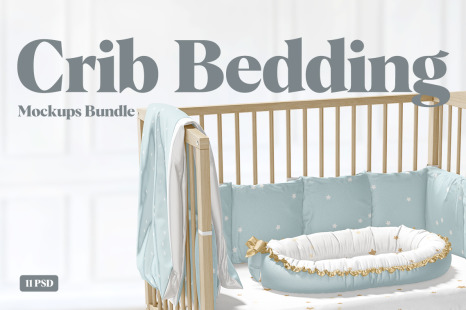 Crib Bedding Mockups Bundle