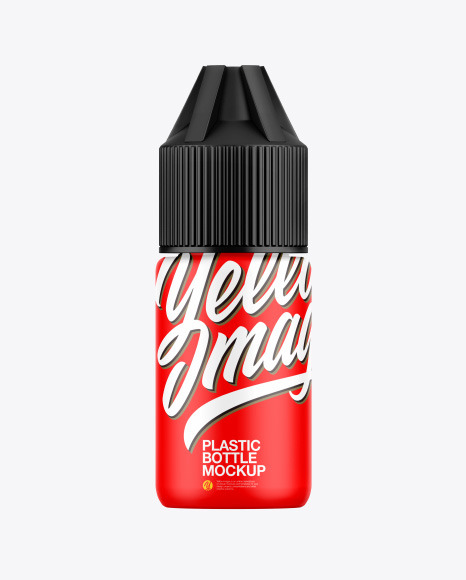 Matte Dropper Bottle Mockup