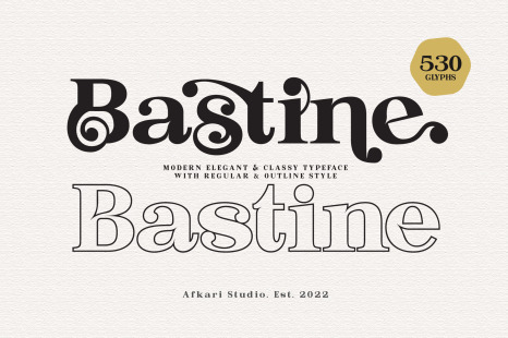 Bastine - Modern Classy Serif Font