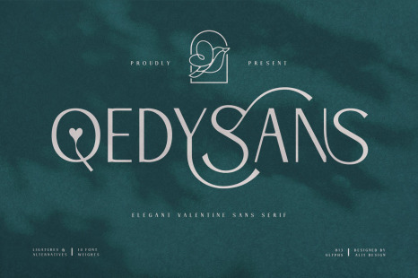 Qedysans Typeface