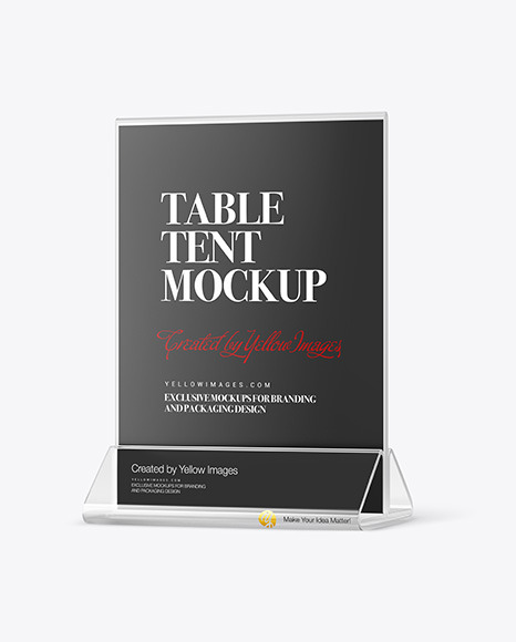 Table Tent Mockup