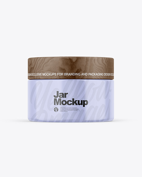 Glossy Jar Mockup