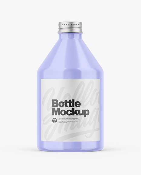 Glossy Bottle Mockup