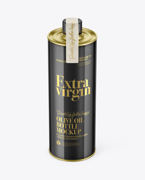 Olive Oil Tin Can Mockup