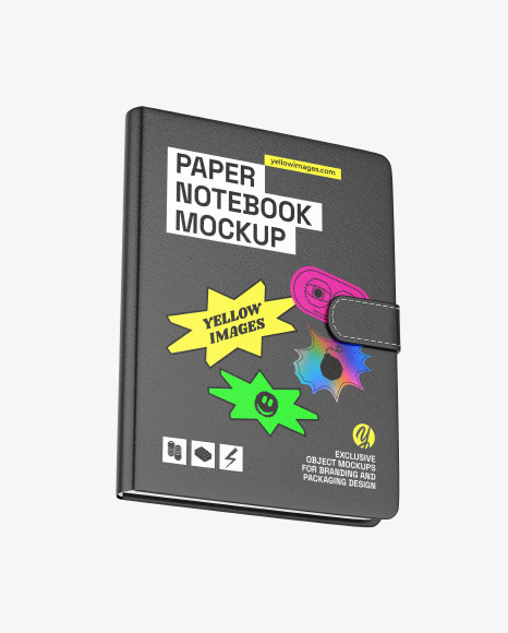 Textured Notebook Mockup