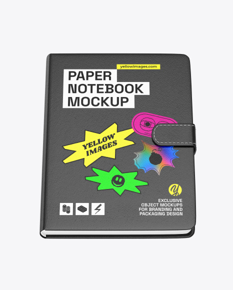 Textured Notebook Mockup