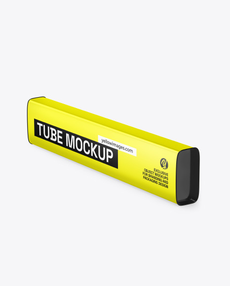 Metallic Tube Mockup