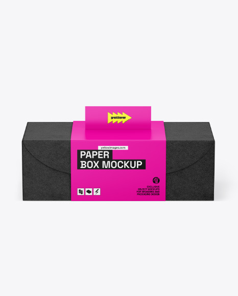 Kraft Paper Box Mockup