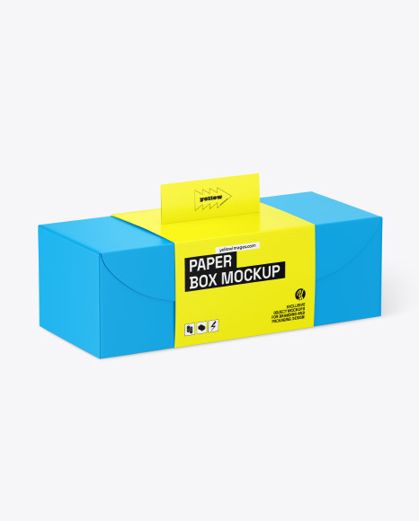 Paper Box Mockup