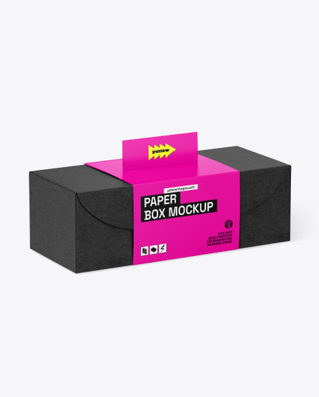 Kraft Paper Box Mockup